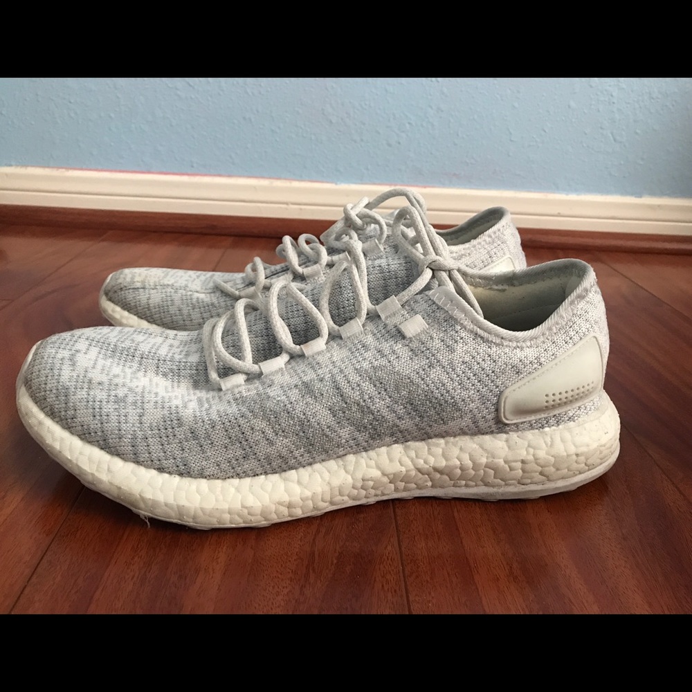 White Pureboost Men Size 10